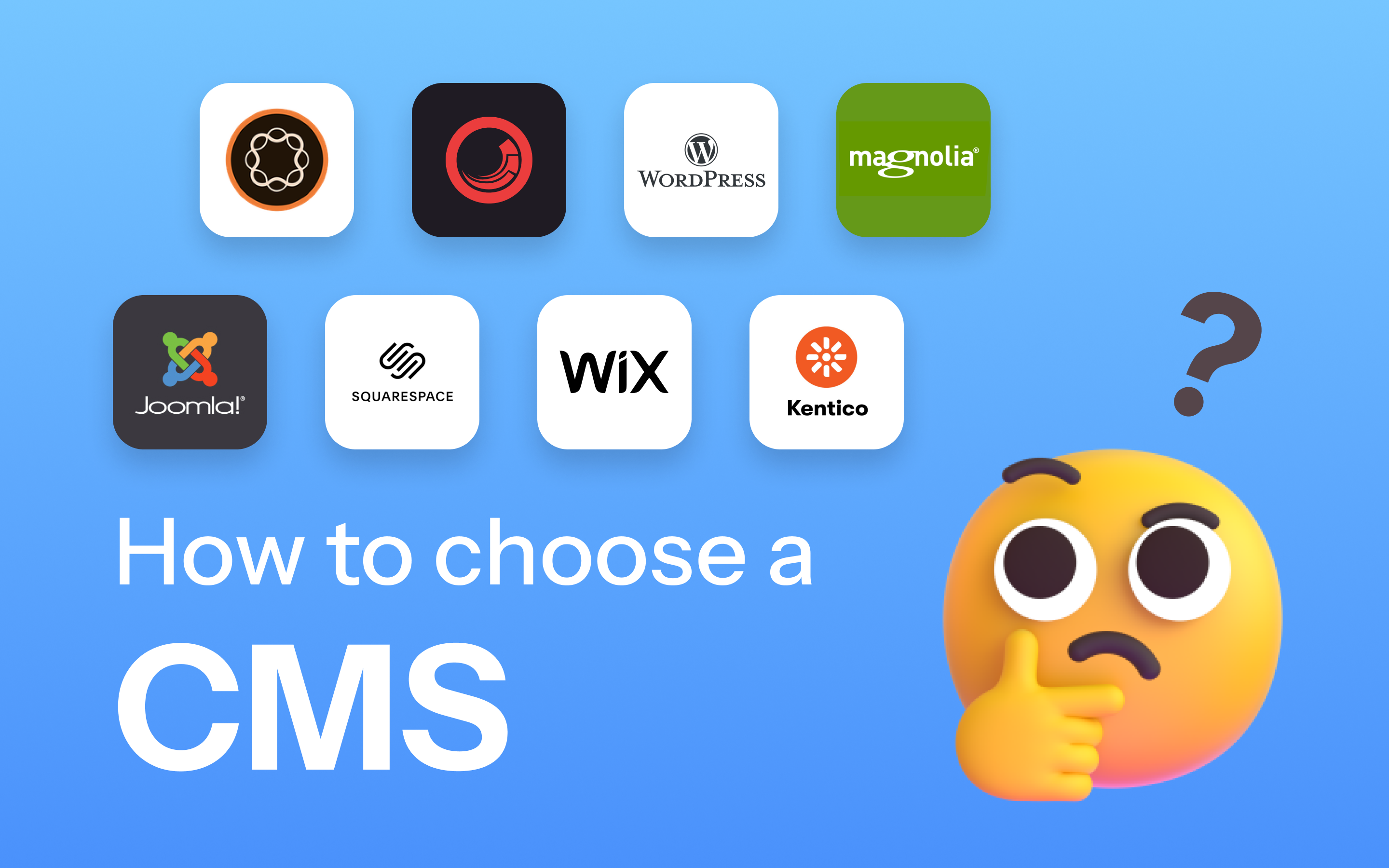 How do different companies choose the appropriate Content Management System (CMS)?